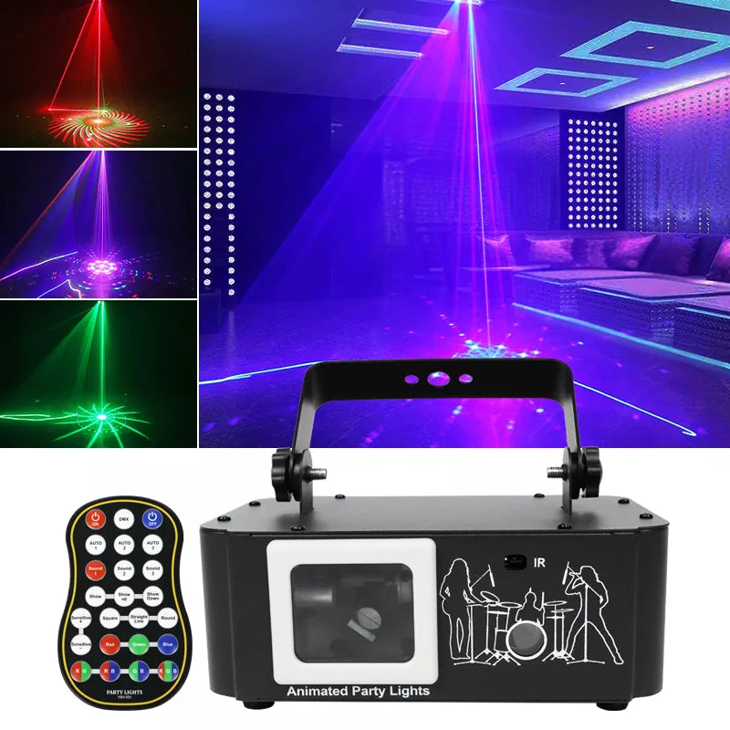 Single hole RGB line scanning laser light-B1